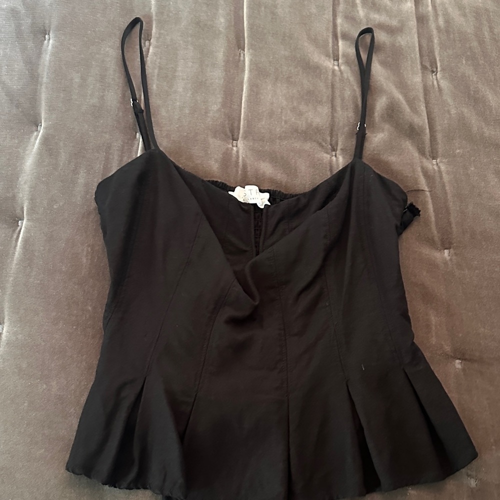 Astr Black Camisole Top